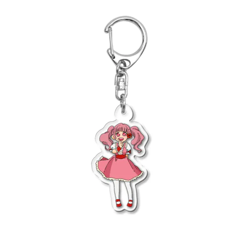 女の子 Acrylic Key Chain