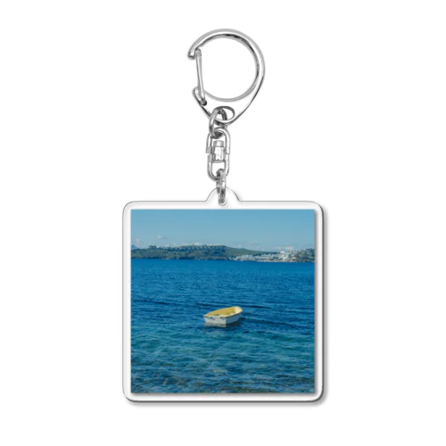 エーゲ海のほとりにて Acrylic Key Chain