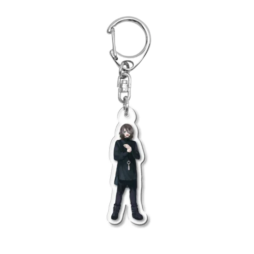 実際の顔はこんなに小さくない沢尻優 Acrylic Key Chain