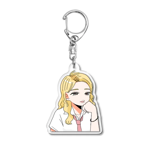 美月 Acrylic Key Chain