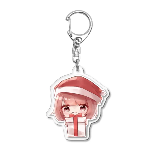 りおりお（クリスマスver.） Acrylic Key Chain