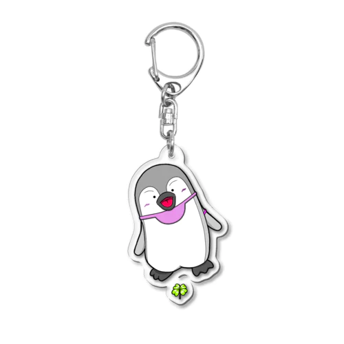 コウテイペンギンの赤ちゃん Acrylic Key Chain