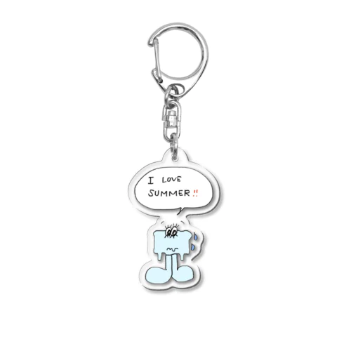 少し溶けぎみice-chan巾着 Acrylic Key Chain
