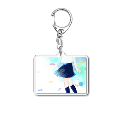 夏 Acrylic Key Chain