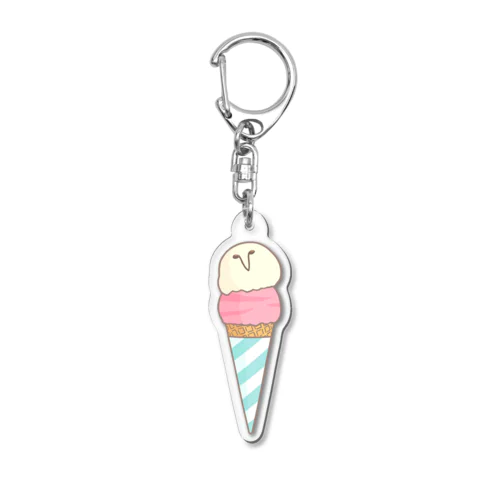 ShuCREAM Cafe ハッピーアイスクリーム　アクキー Acrylic Key Chain