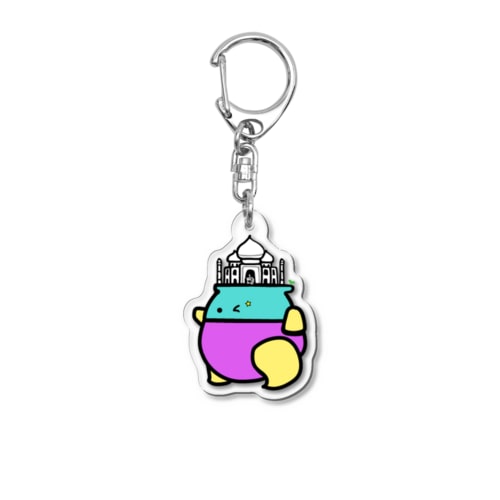 つーくんコラボグッズ「ガンモちゃんタージマハルver.」 Acrylic Key Chain