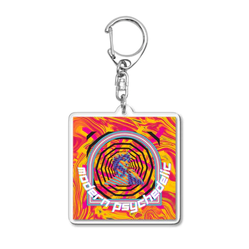 Modern Psychedelicロゴ Acrylic Key Chain