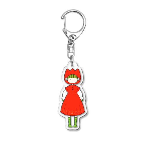 🌷チューリップちゃん。<あか>🌷 Acrylic Key Chain