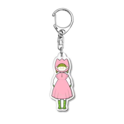 🌷チューリップちゃん。〈ぴんく〉🌷 Acrylic Key Chain