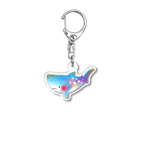 ホホジロザメ②〜星空水族館〜 Acrylic Key Chain