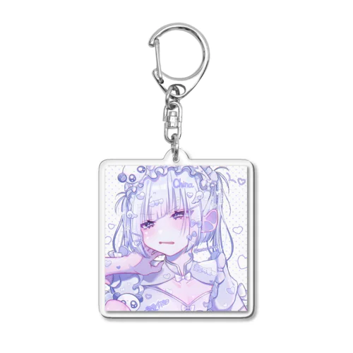 白チャイナくん Acrylic Key Chain