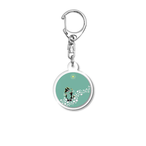 寒い夜のおさんぽ Acrylic Key Chain