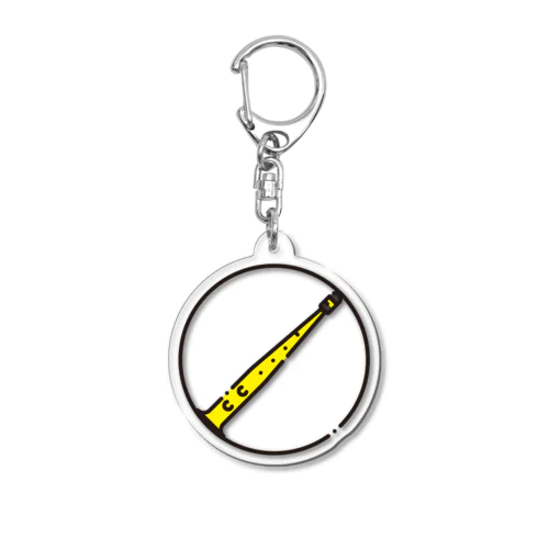 ソプラノサックスロゴ Acrylic Key Chain