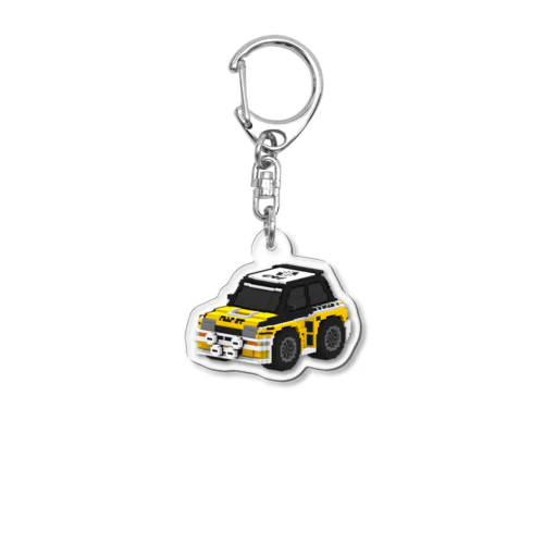 ボクセルカーキーホルダー_5Tu_ral_type Acrylic Key Chain