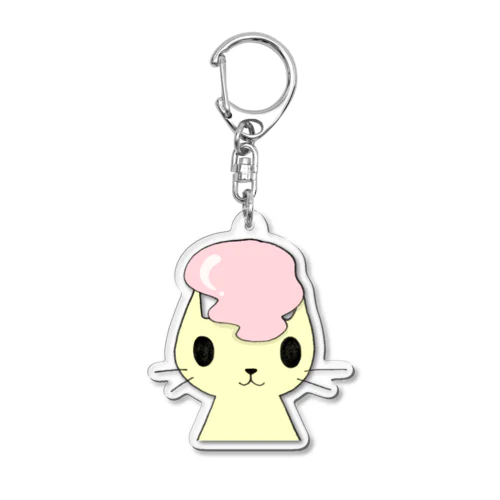 絵の具ねこ Acrylic Key Chain