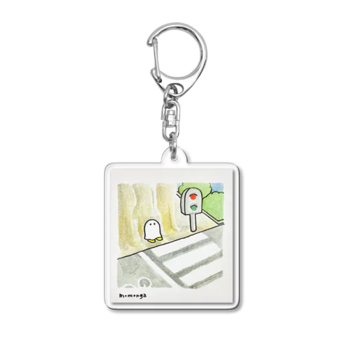 おばけくんA Acrylic Key Chain