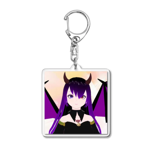 悪魔たぬきの黒娘 Acrylic Key Chain