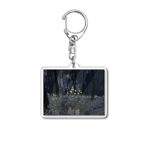 ブルーベルの森 Acrylic Key Chain