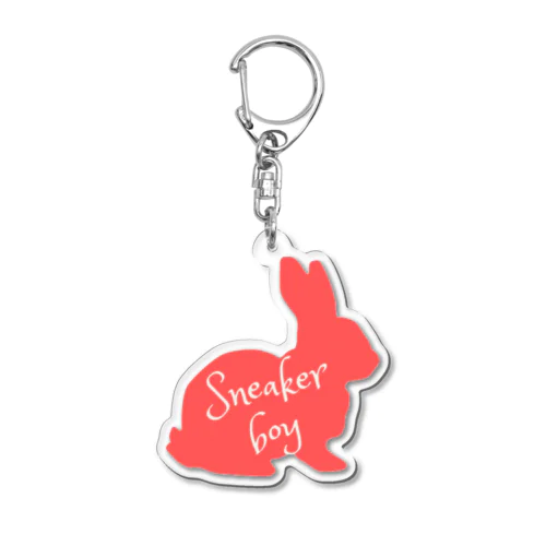 Rabbit ロゴ Acrylic Key Chain