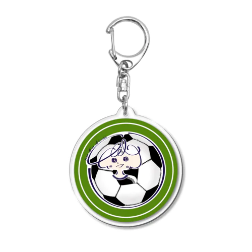 サッカー From Miwa Mizunaka Acrylic Key Chain