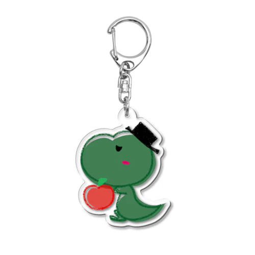 🍎🦖🎩 Acrylic Key Chain