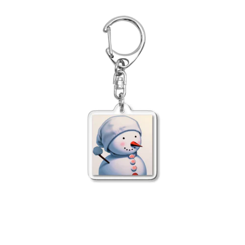 雪だるまん Acrylic Key Chain