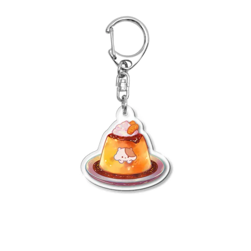 ひびっけプリン Acrylic Key Chain