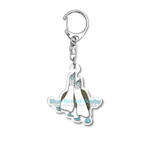 アオアシカツオドリ Acrylic Key Chain