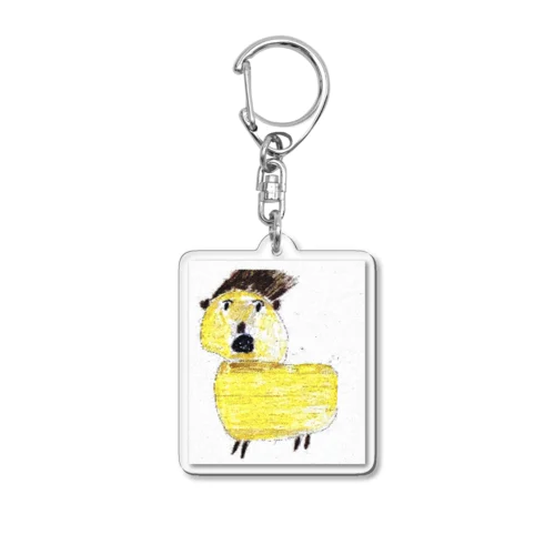 ぷーさん　ハッピーワーク Acrylic Key Chain