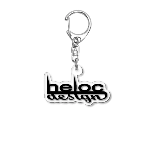 helocdesign LOGO アクリルキーホルダー