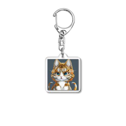 ねこちゃん Acrylic Key Chain