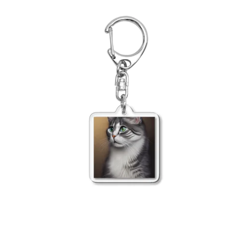 ねこちゃん Acrylic Key Chain