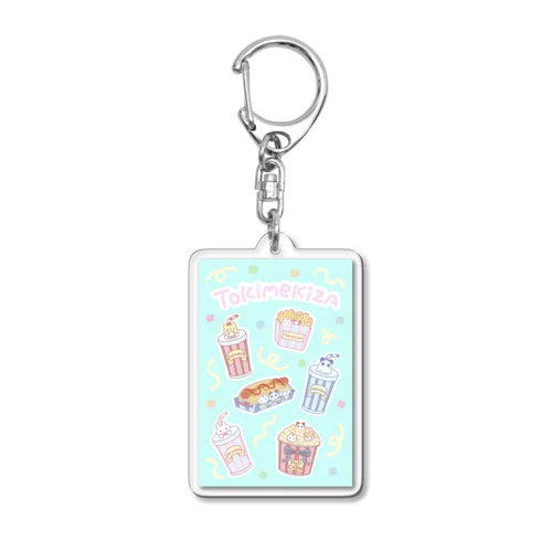 tokimekizaシネマのたべもの Acrylic Key Chain