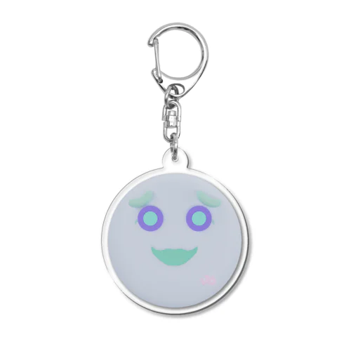 Blue Face絵文字 :Plueオリジナル Acrylic Key Chain