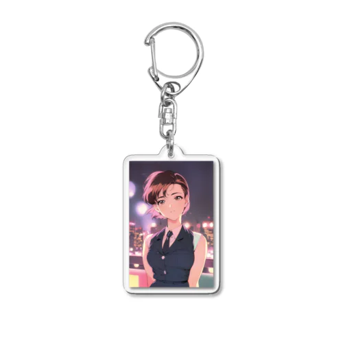 シティポップガール type1 Acrylic Key Chain