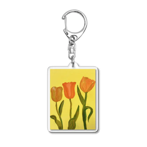 TULIP Acrylic Key Chain