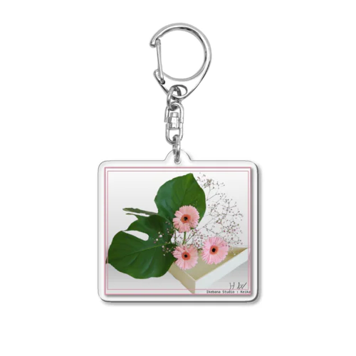 Gerbera in Pond [小物] - Ikebana Studio : Keika Acrylic Key Chain