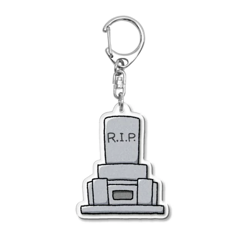 お墓(R.I.P.) Acrylic Key Chain