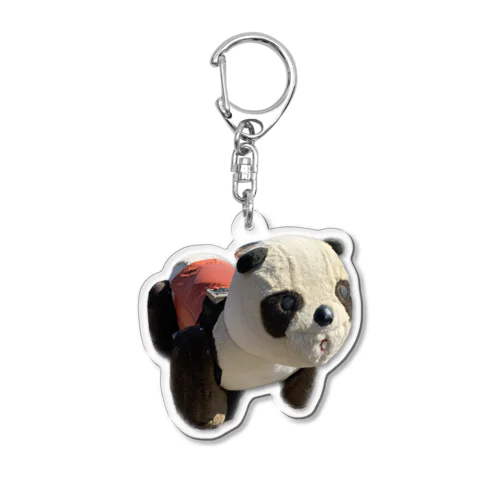 完全にそれ用の口してるパンダ Acrylic Key Chain