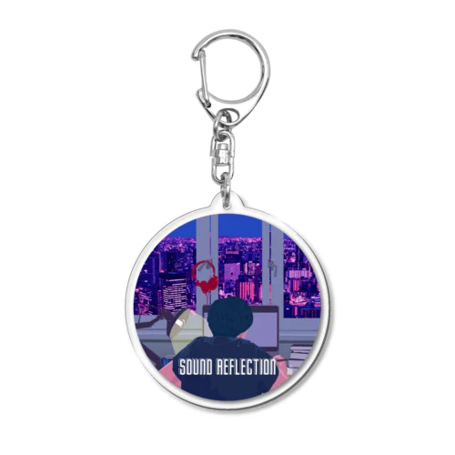 Sound Reflection | COZY RADIO Acrylic Key Chain