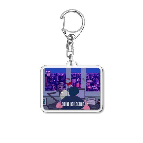 Sound Reflection | COZY RADIO Acrylic Key Chain