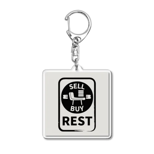 SELL・BUY・REST Acrylic Key Chain