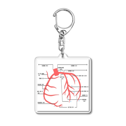 とにかく冠動脈！ Acrylic Key Chain