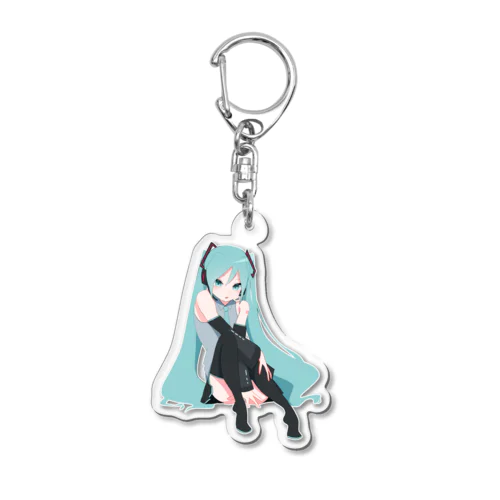 ミクさん Acrylic Key Chain