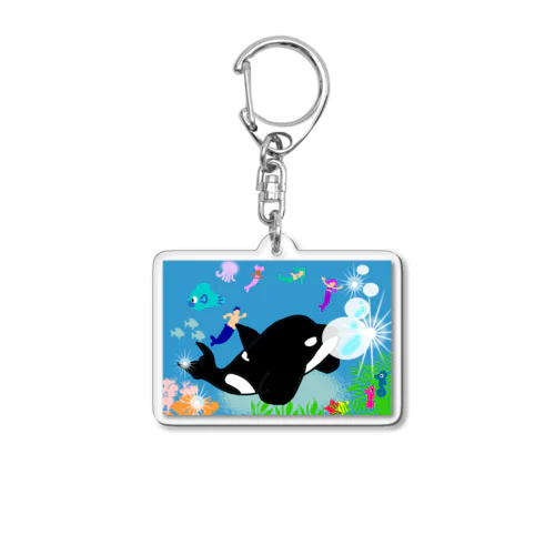 海底探検 Acrylic Key Chain