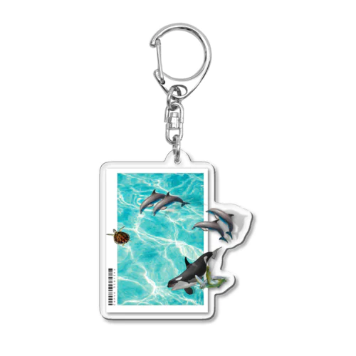 海の仲間たち Acrylic Key Chain