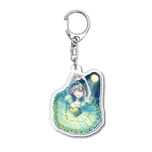 月のバレエのジェーン Acrylic Key Chain