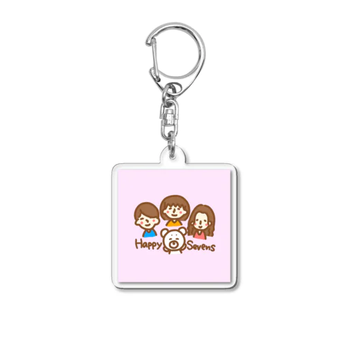 Happy Sevens×はちみつくまこ Acrylic Key Chain