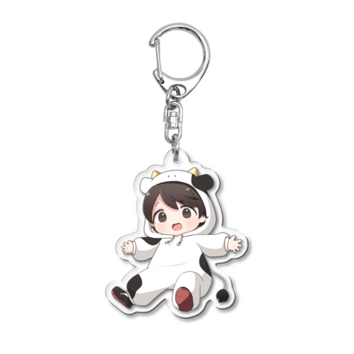 POPなUSHI Acrylic Key Chain