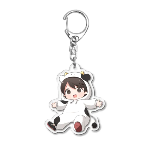 POPなUSHI Acrylic Key Chain